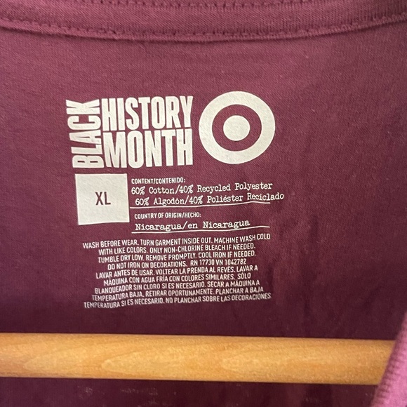 NWT Kids Target Black History Month mauve Sojourner Garrett Phyllis Fredrick… XL - Picture 3 of 3